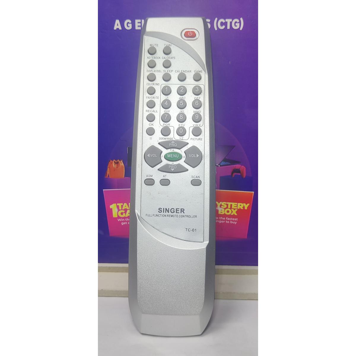 Singer TC-01 Box Tv Remote Control.