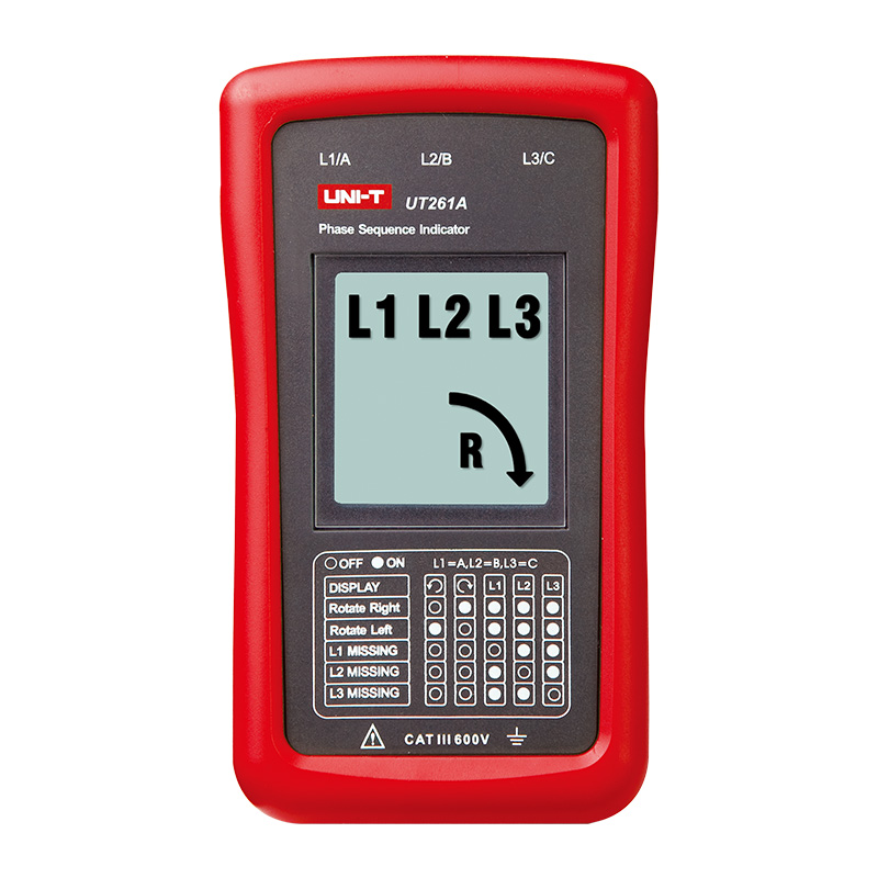 UNI-T UT261A Phase Sequence and Motor Rotation Indicator - Kings Trading. 