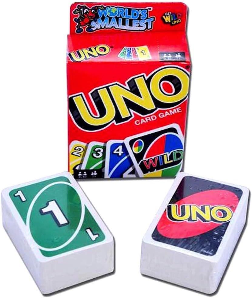 Worlds Smallest Get Wild UNO Card Game. 