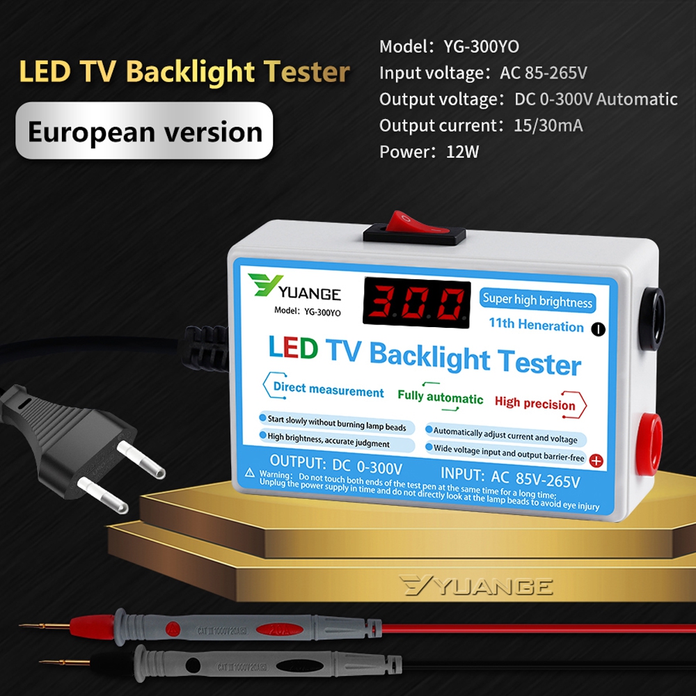 LED Lamp TV Backlight Tester Multipurpose LED Strips Beads Test Tool Measurement Instruments for LED Light EU. 