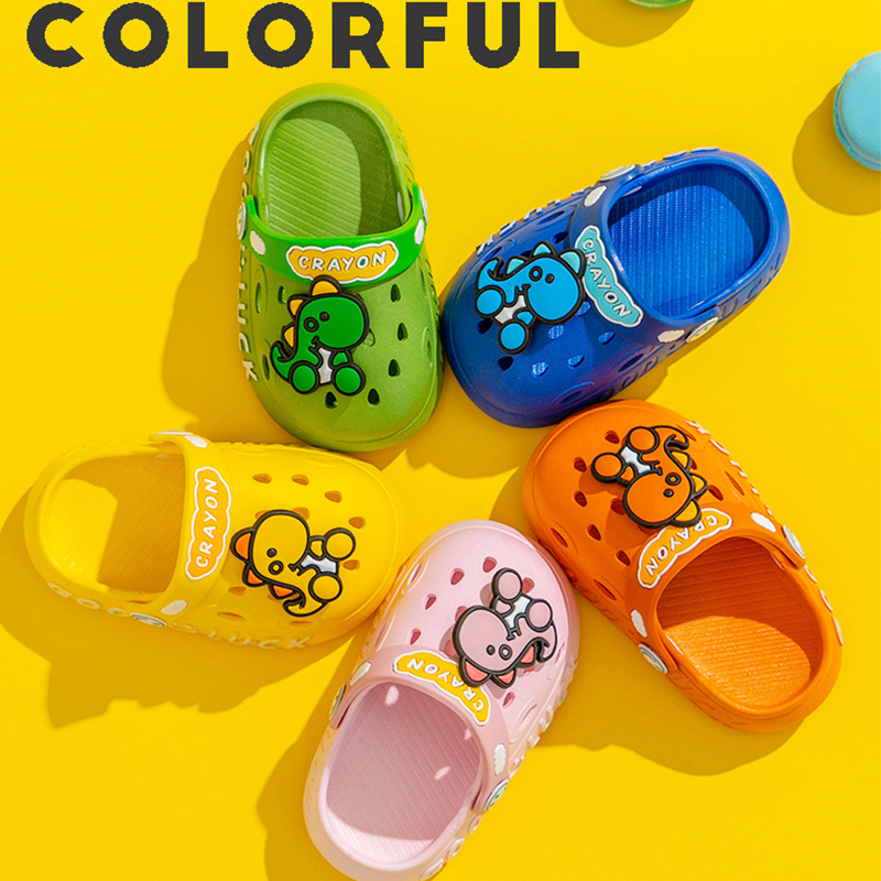 Cartoon Dinosaur Baby Sandals Newborn Non-slip Soft Soled Shoes