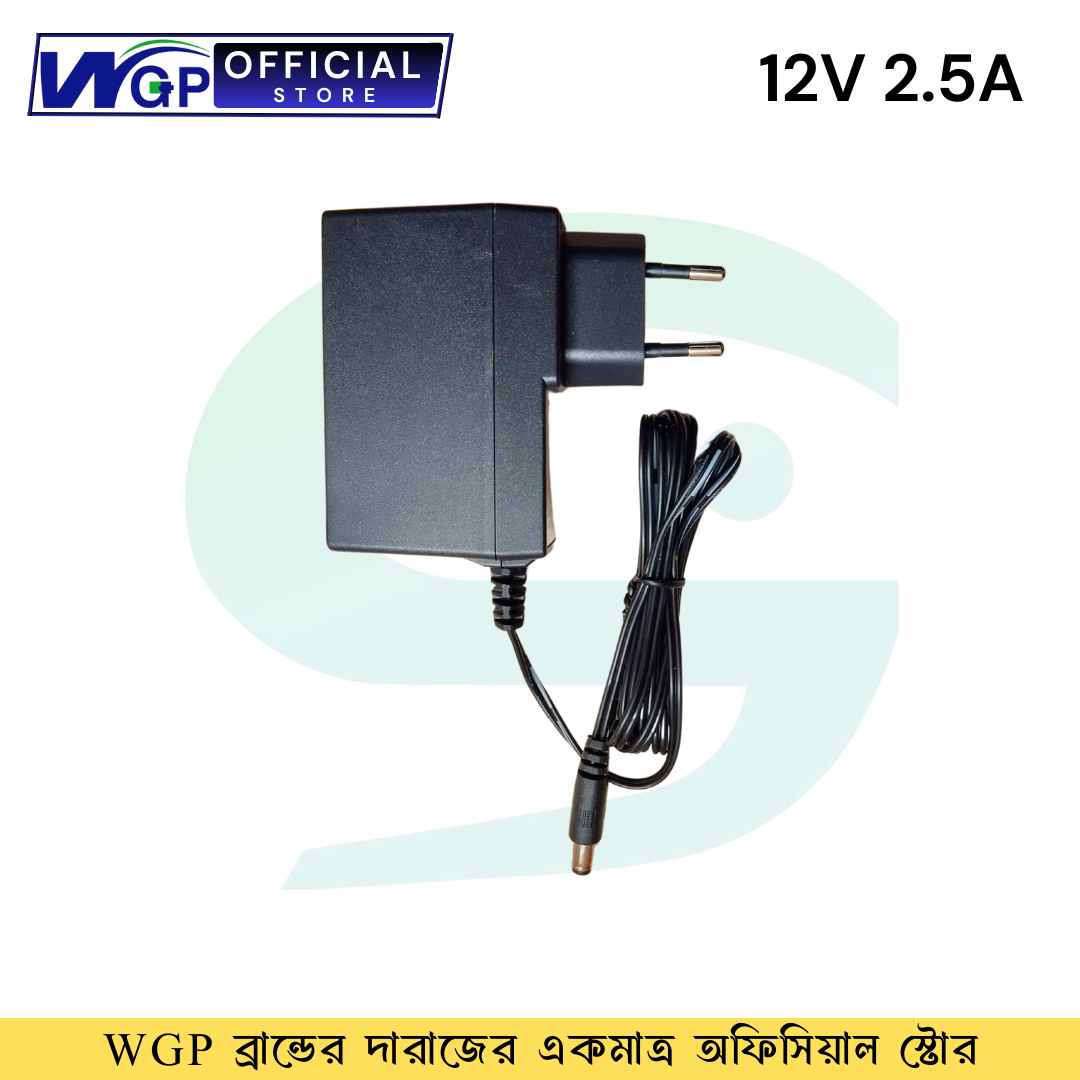 Power Adapter For Router, Onu, Mini UPS 12V 2.5A