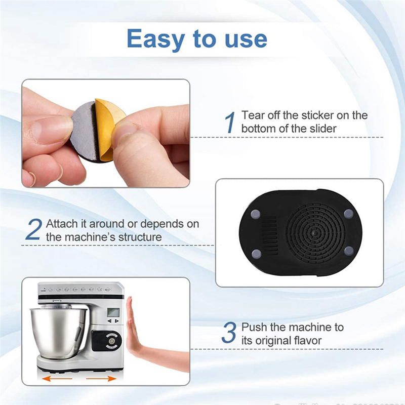 24 Pack Kitchen Appliance Sliders,25mm Adhesive PTFE Sliders for Coffee Makers,Mixer,Air Fryers,Pressure Cooker