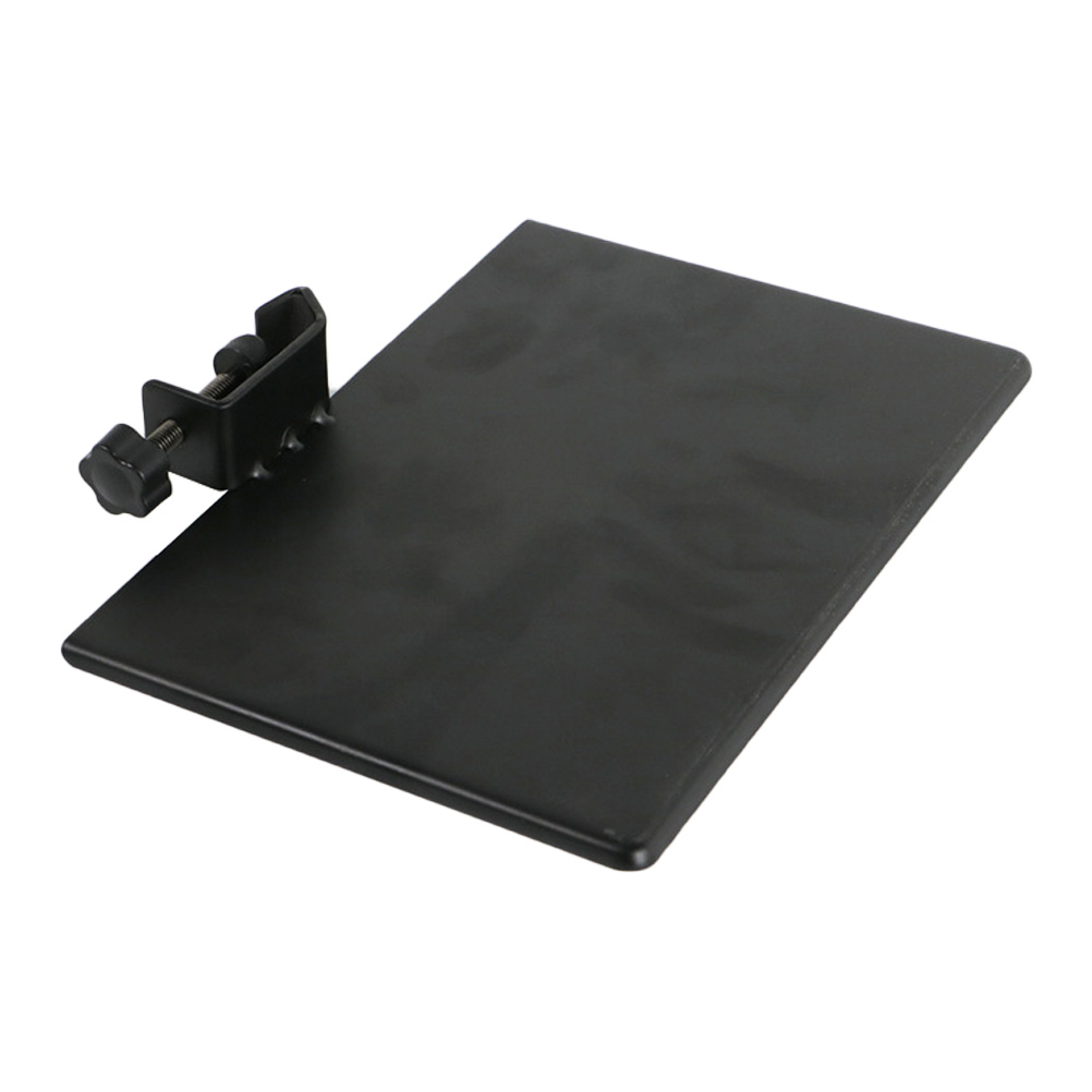 Universal Sound Card Tray Iron Clamp Music Desk Tabletop Tripod Shelf Speaker Clamp-On Mic Stand Speaker Stand Tray. 