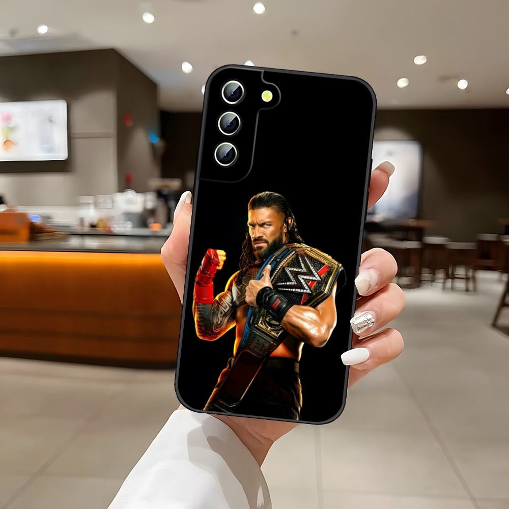 WWE World Double Champion Phone Case Back Cover for Samsung S24 Ultra S22 S23 S20 Fe S21 Plus Galaxy A54 A34 A24 A53 M54 Note 20. 