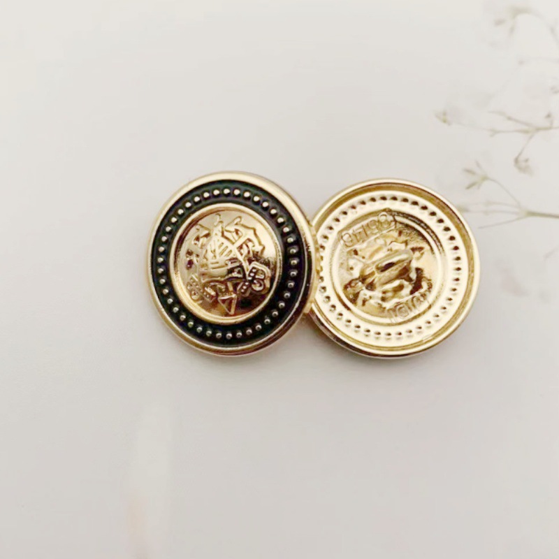 [ New ] Metal Button Suit Coat Button Suit Cufflinks Trouser Buttons round Woolen High-Grade Buttons Top for Women Windbreaker Button. 