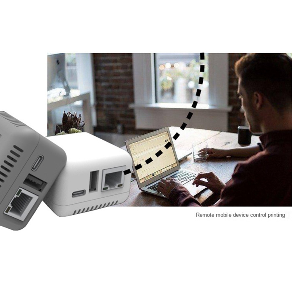 Mini NP330 Network USB 2.0 Print Server(WIFI Version). 