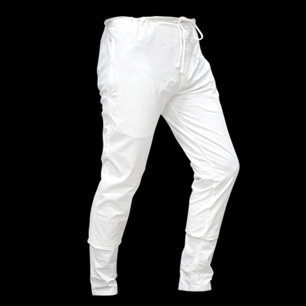 White Color Cotton Payjama Pant for Men | Comfortable & Breathable Traditional Ethnic Wear | Perfect Match with Panjabi Kurtas | Premium Quality Cotton Fabric | Stylish, Lightweight & Durable Menâs Payjama for Weddings, Parties & Daily Wear
