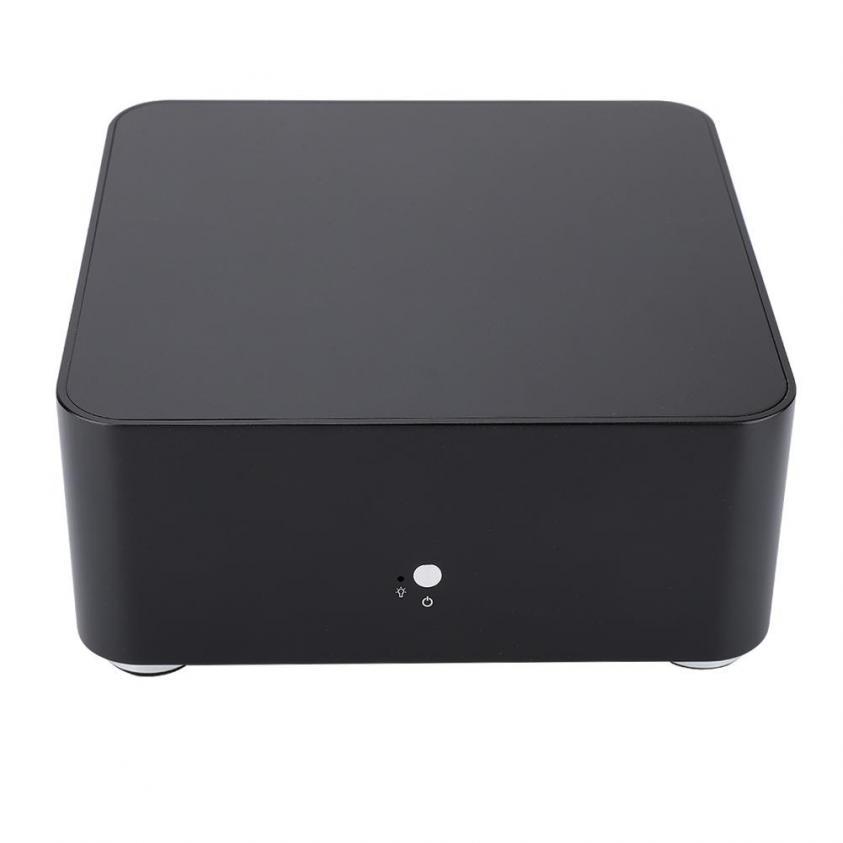 Aluminum alloy case for mini computer case, HTPC case for onysa 3.5 mm with dual USB3.0 / USB 2.0 interface. 