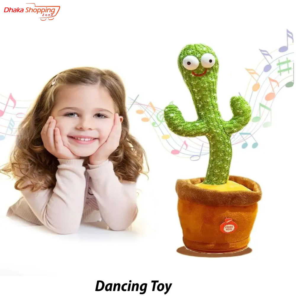 Dancing Singing Cactus Plush Toy Shaking Fun Elementary Education Toy Best Birthday Gift For Home Decoration And Kids Toys To Play With Kids-Musical Toys-new canvas
