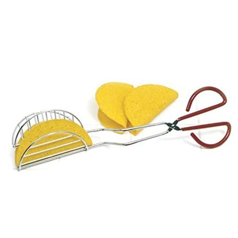 2X Taco Maker Press Fried Taco Shells Mold Crisp Deep Fryer Gadgets. 