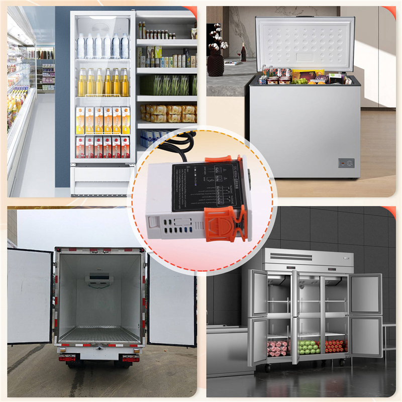 STC-8080A+ Digital Thermostat Temperature Controller Refrigerator Refrigeration Automatic Defrost Single Probe. 