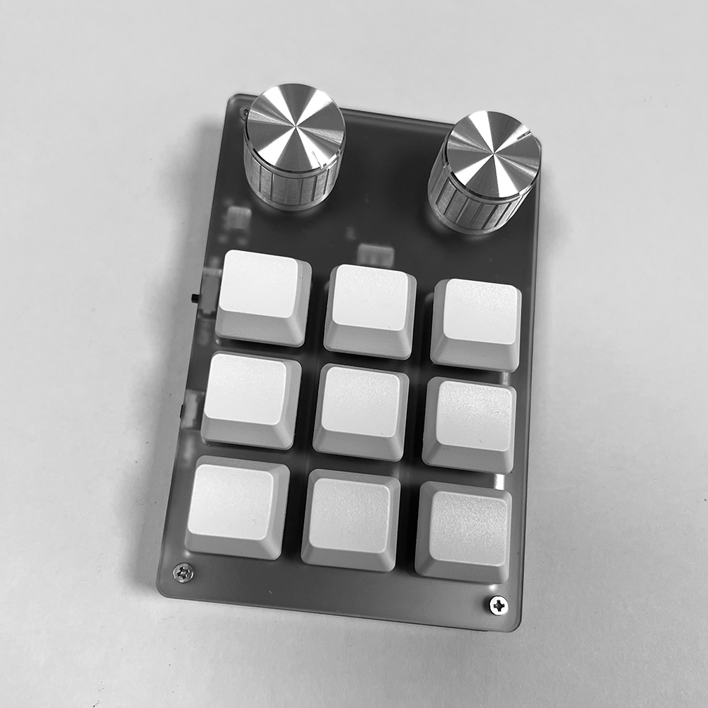 Macro Custom Gaming Keyboard Knob 3 / 4 / 6 / 9 /12 Keys Programmable Hotswap One-handed Mechanical Keypad for PS Drawing. 