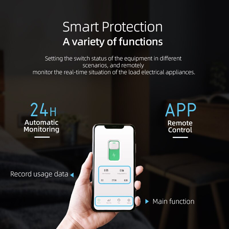 TUYA ZigBee Smart Circuit Breaker Smart Switch 1P 63A DIN Rail for Smart Home Wireless Remote Control WiFi Switch by APP TONGOU. 