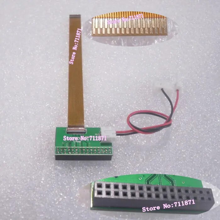 0.3 Pitch 31P HSD070PFW1-A00 HV070WSA-100 FPC LVDS Connector Adapter Plate 0.3 Pitch 31P FPC FFC LVDS conversion Board 31P FPC. 
