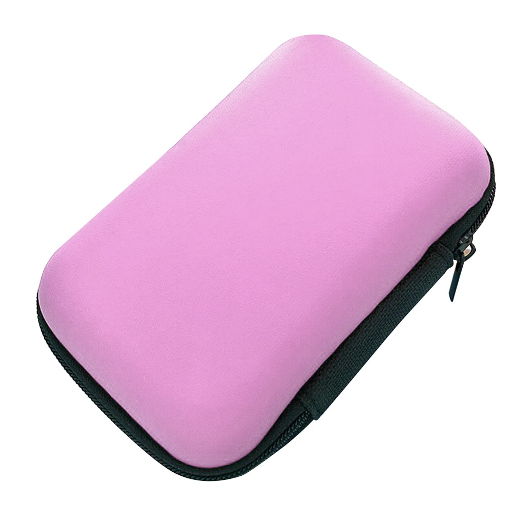 【Hey my home】Bank Case Case Box Hard Drive Disk USB Cable Carrying SSD HDD Case Storage Box USB Portable. 