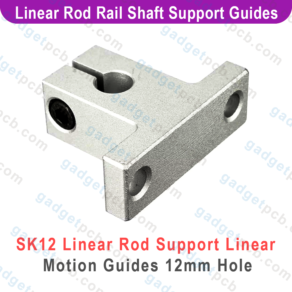 SK12 Linear Rod Rail Shaft Support Linear Motion Guides 12mm Bore for SK12 Shaft Support SK12 Linear Motion Slide Rail Guide Blocks 12mm Hole Shaft Table CNC SK12 Bracket for CNC 3D Printer Parts. 