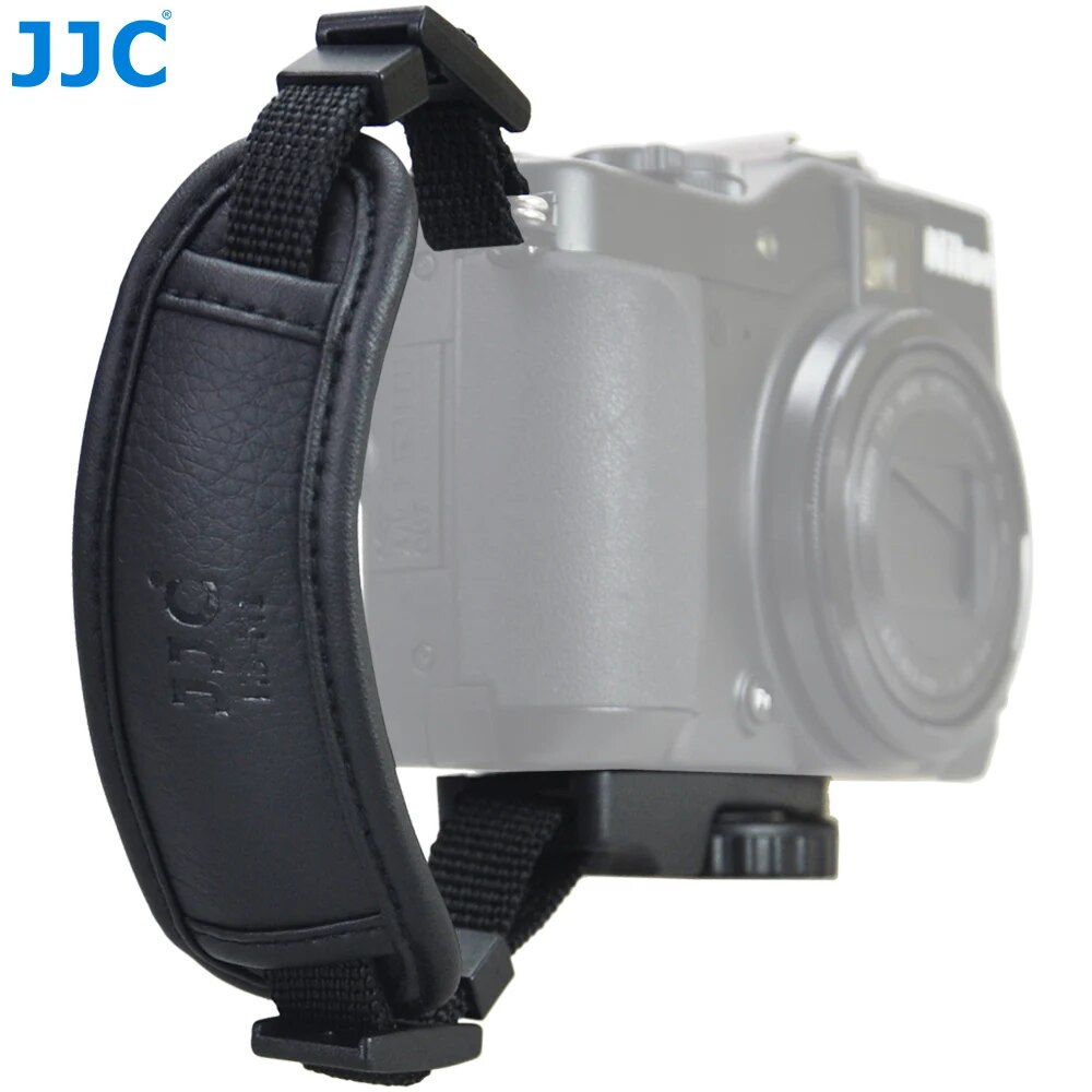JJC Leather Hand Strap DSLR Vintage Belt Mirrorless Camera Grip Wrist Quick Install For NIKON D80 D300 D5200 CANON EOS 450D. 