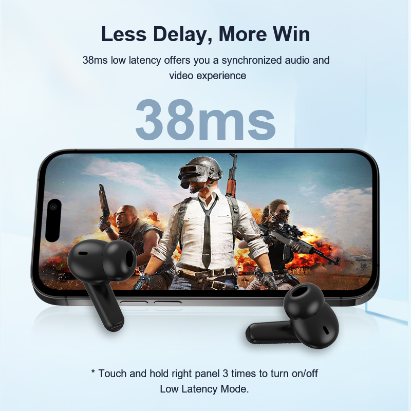 Beatfade T20 ANC Bluetooth 5.3 Active Noise Cancellation ENC HD Call Gaming Low Latency Transparency APP Long Battery Life. 