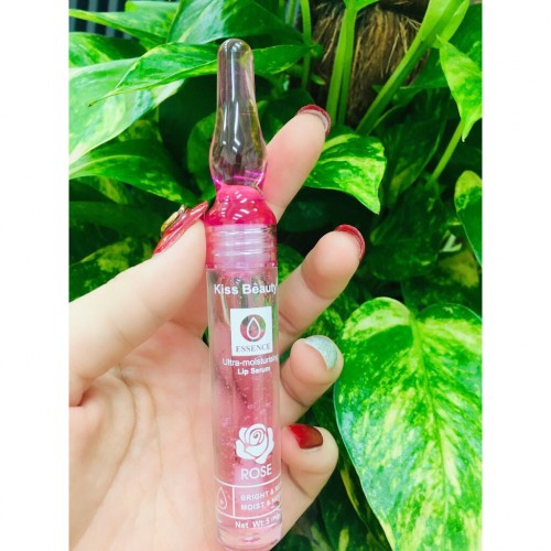 Kiss Beauty Lip Serum Essence Ultra Moisturizing Rose 5ml. 