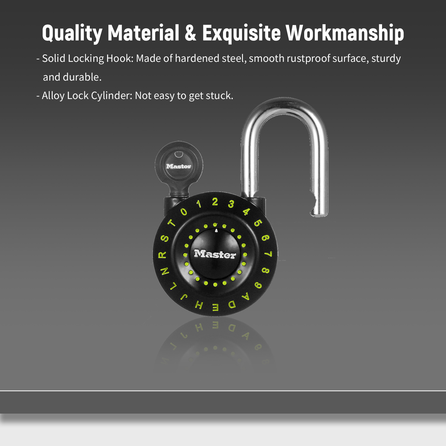 KOGEEK Master Lock Rotary Password Padlock Combination Lock Gym Locker Lock Dormitory Suitcase Luggage Trunk Padlock Purple 1590D. 