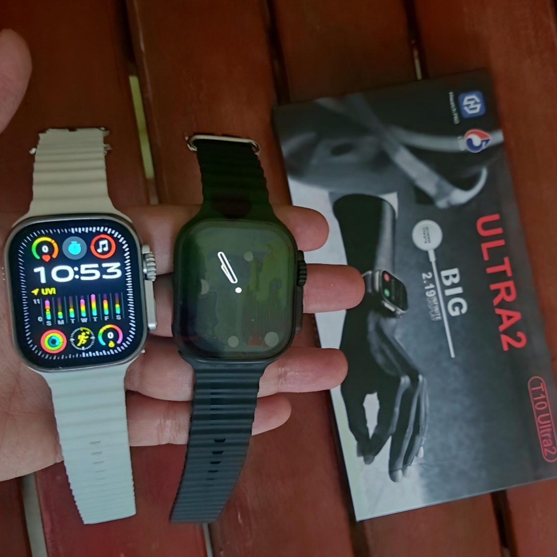 T10 Ultra 2 Smart Watch 2.19 inch Large Infinite Display Magnetic Wireless Charging Bluetooth Calling Feature IP67 Waterproof Heart Rate Sleep Monitoring, T10 Ultra Smartwatch For Men and Women. 