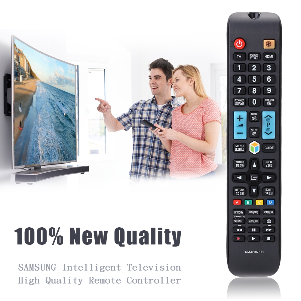 ITEC Smart Electronics BN59-01303A TV Remote Control Universal Controller for Samsung E43NU7170. 