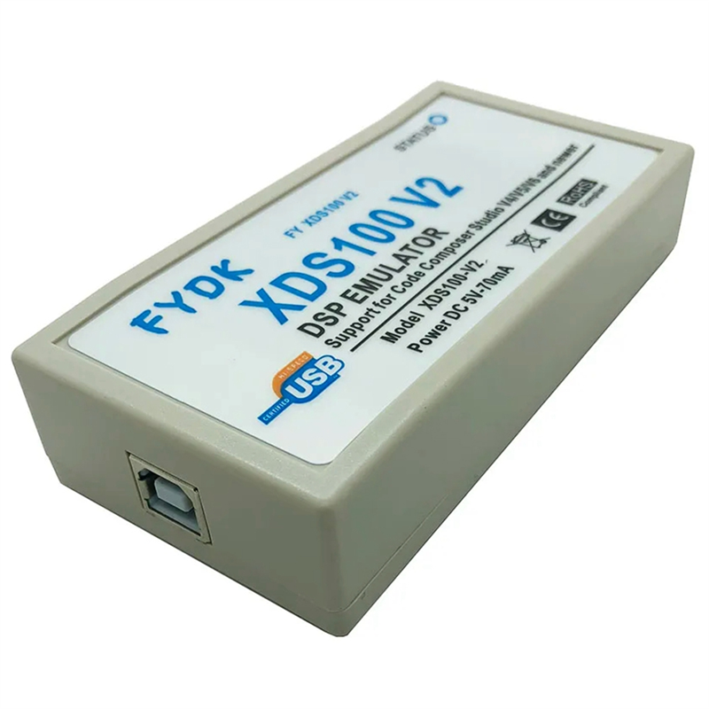 DSP Emulator Programmer XDS100 XDS100V2 JTAG Debugger Suitable for TI ARM9 A8 TMS320 TI DSP CCS5-CCS10 Easy Install Easy to Use. 