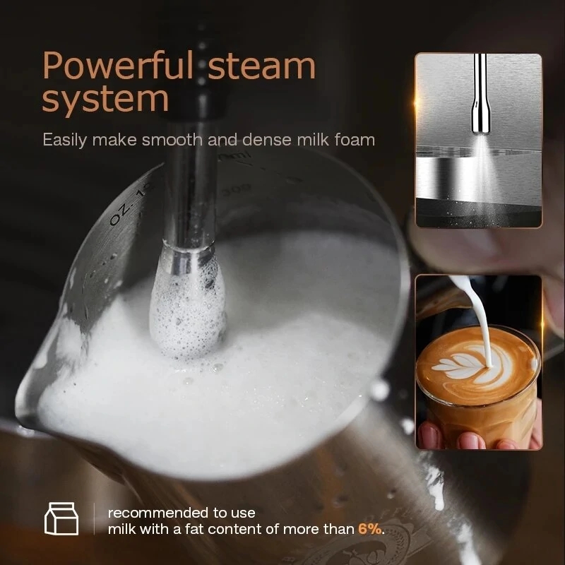 HiBREW H10 20Bar Powder/Pod dual-use Coffee Espresso Maker Espresso Coffee Machine Semi Automatic Pur. 