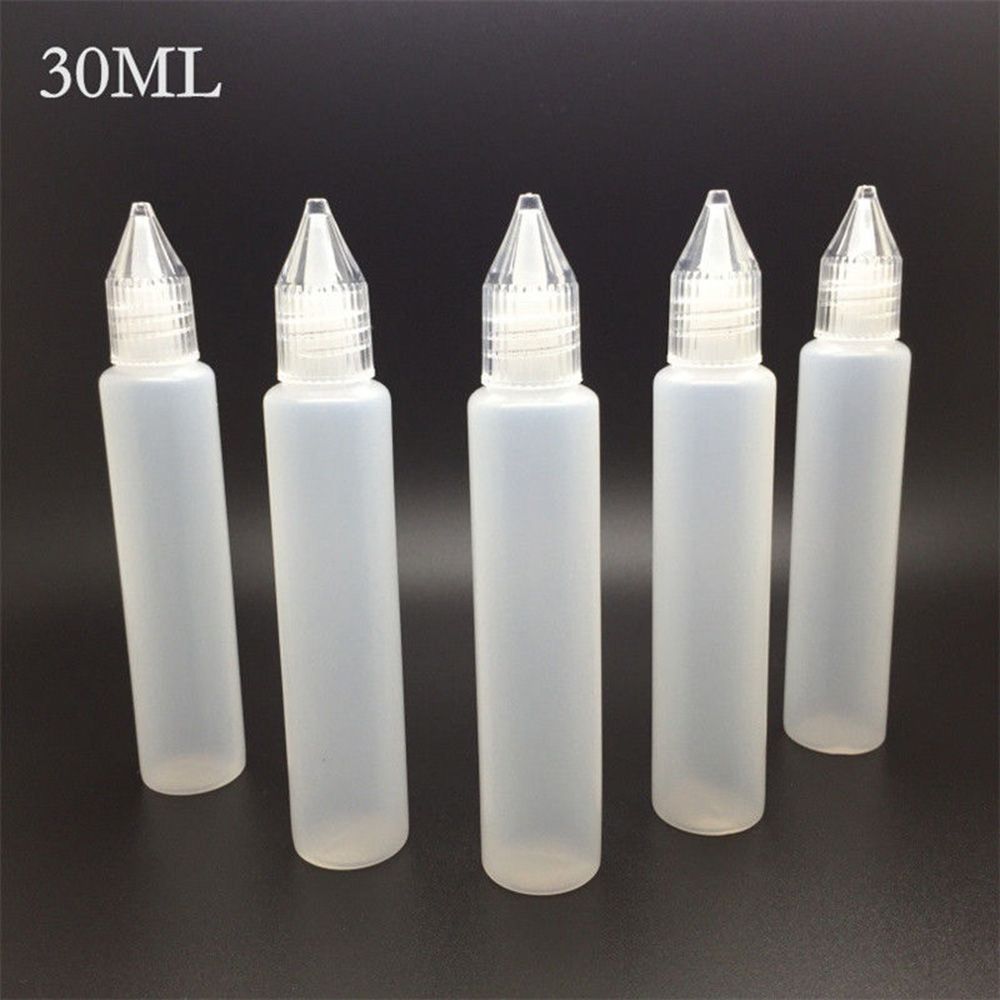 1 Pcs New Needle Tip Unicorn Dropper Bottles Liquid Plastic 30ml. 