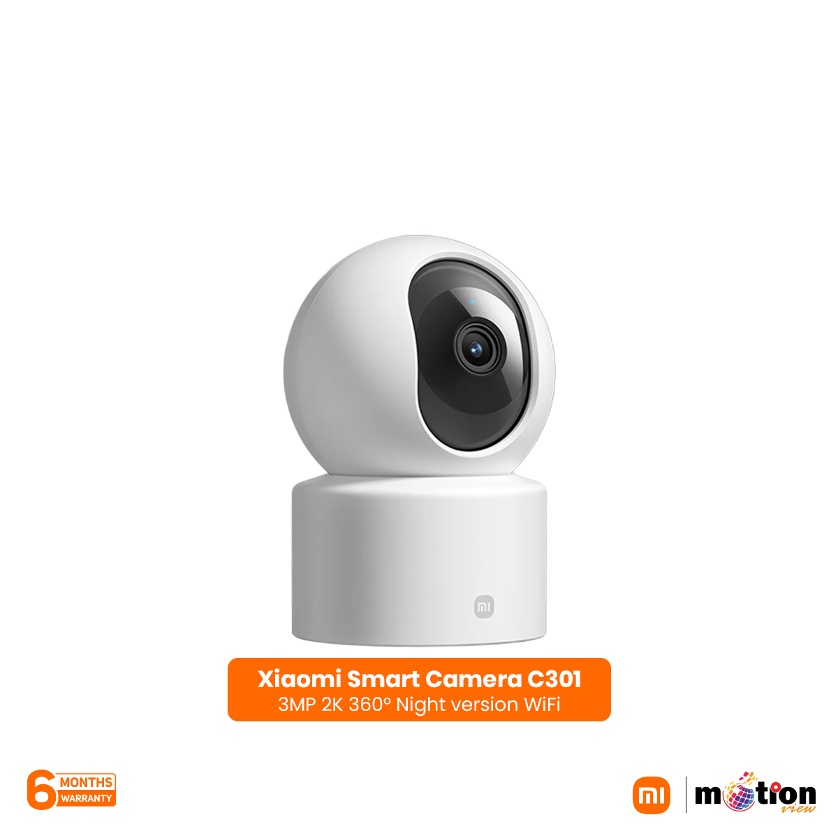 Xiaomi Smart Camera C301 3MP 2K 360° Night version WiFi - White. 