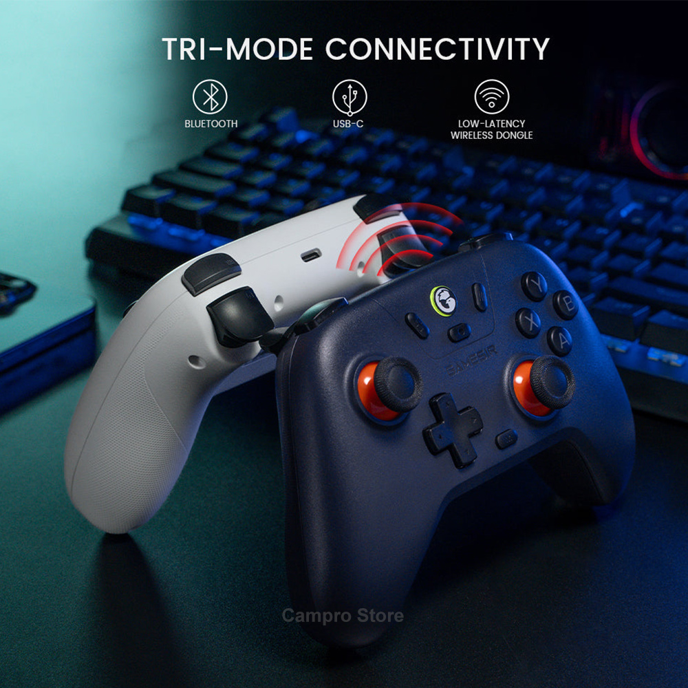 GameSir T4 Nova Lite Wireless Switch Controller Bluetooth Gamepad with Hall Effect for Nintendo Switch iPhone Android Phone PC. 