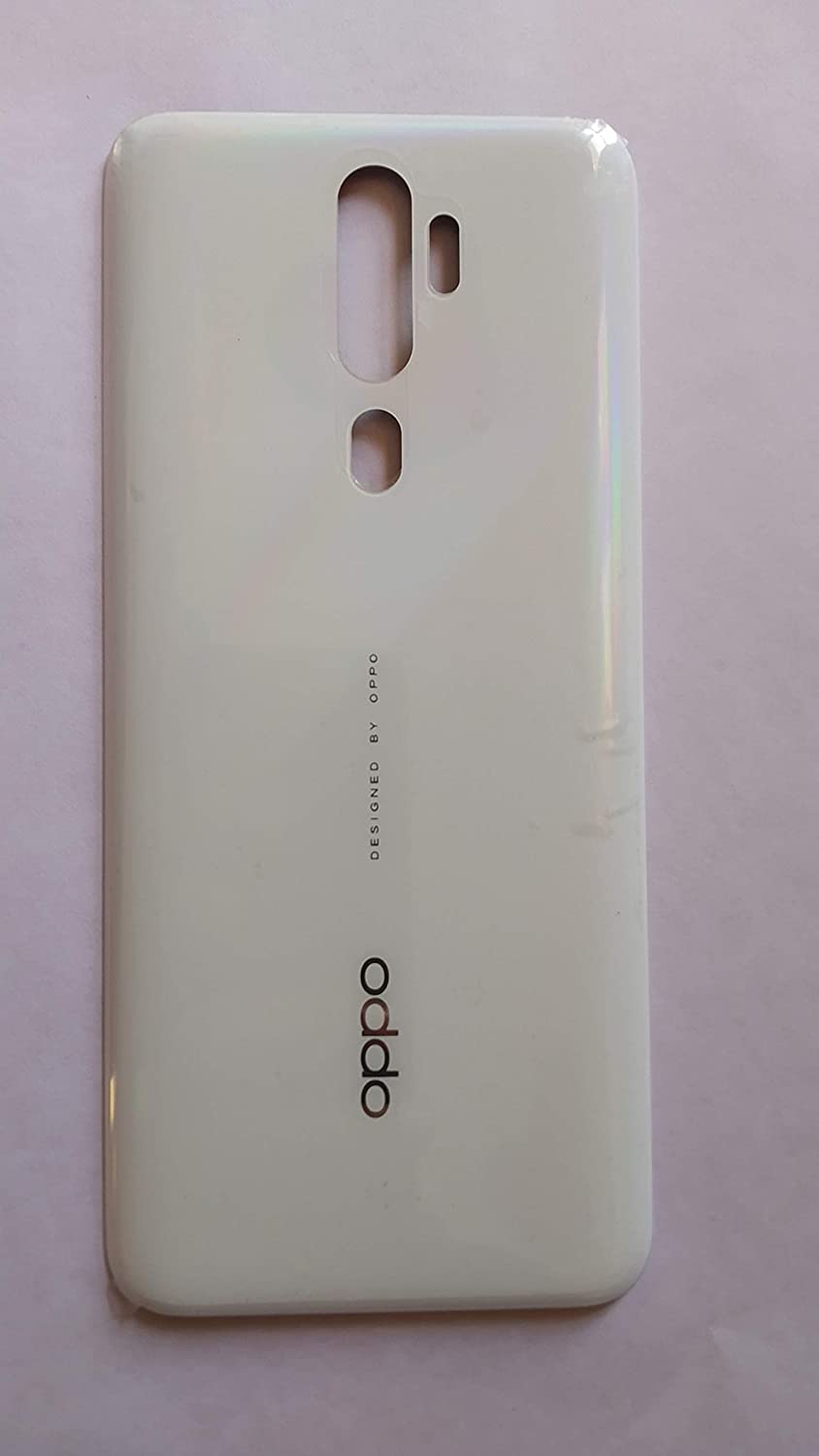 Backdoor Oppo A5 Back Cover White Back Cover Oppo A5 Full Cover