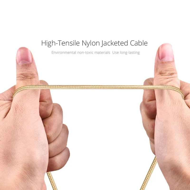 Nylon Micro USB Charger Cable for iRulu eXpro P2 for HomTom HT50, HT30, HT27, HT17, HT10, HT7 Pro Data Sync Charging Cable. 