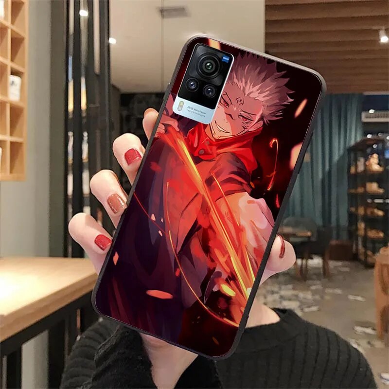 Anime Jujutsu Kaisen Ryomen Sukuna Phone Case For VIVO V21e V20 SE V2023 V15 Pro V21 V17 Neo 1819 1915 1907 1906 X60 X51 X50. 