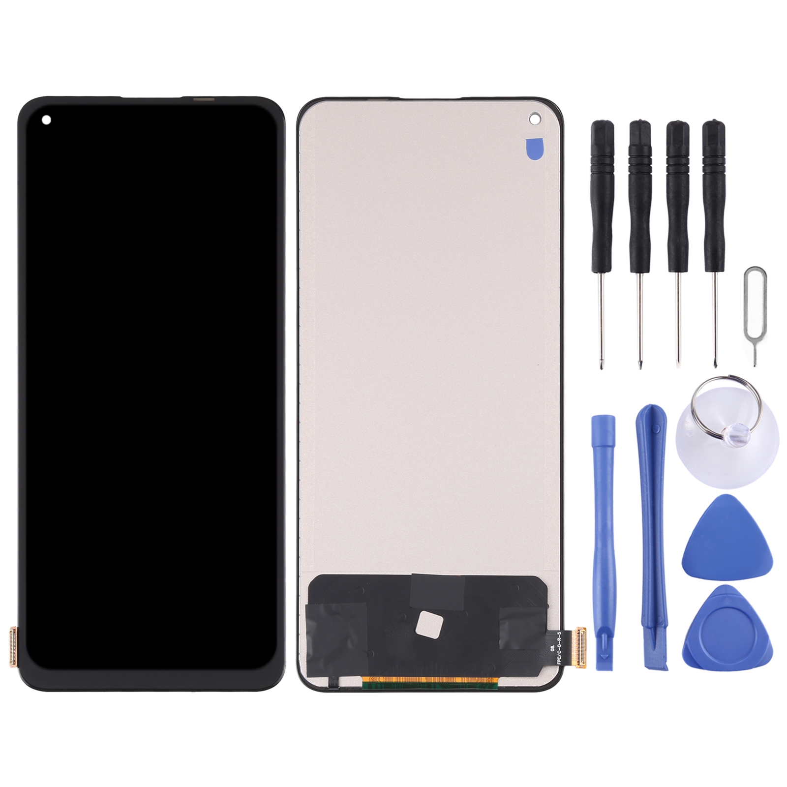 TFT Material LCD Screen and Digitizer Full Assembly for OPPO Reno5 5G / Reno5 4G / K9 / Realme Q3 Pro / Realme GT Neo, Not Supporting Fingerprint Identification. 