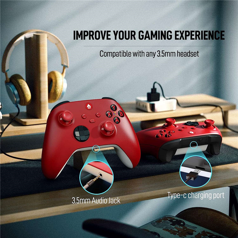Wireless Game Controller Adapter Fit For Xbox One, Xbox Series X/S, 2.4GHZ For Windows PC Gamepad Easy To Use. 