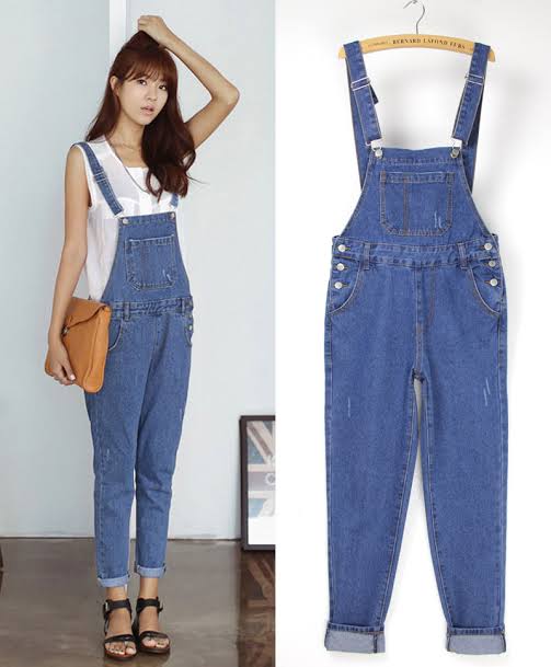 cute jean jumpsuits