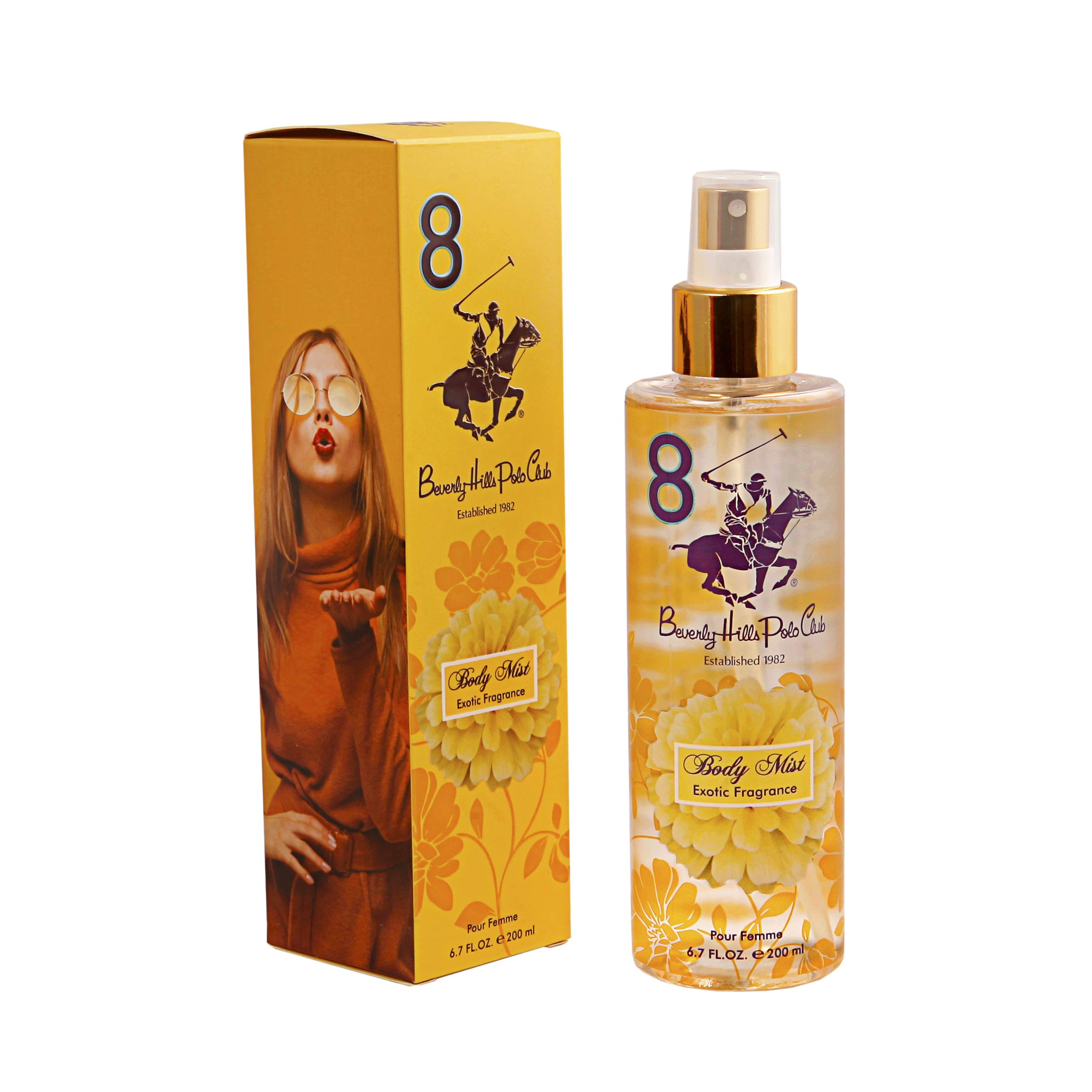 Buy Beverly Hills Polo Club Bhpc Premium Body Mist Exotic Fragrance No.8, 200 ml Online at Low Prices in India - Amazon.in