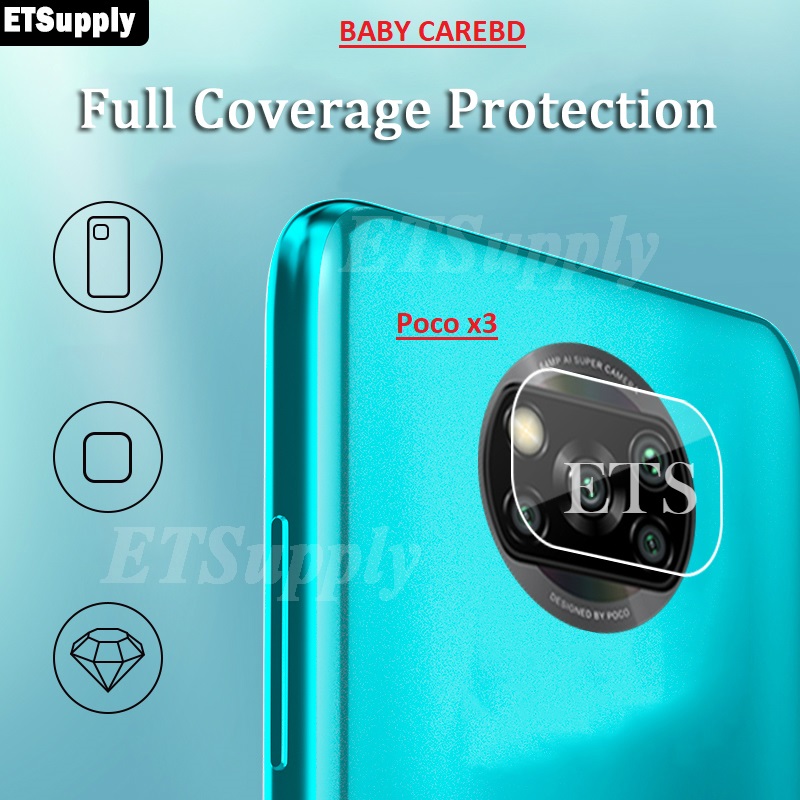 For Xiaomi POCO X3 pro/x3NFC/x3 Anti-Scratch Tempered Glass Back Camera Lens Film  Camera Protector. 
