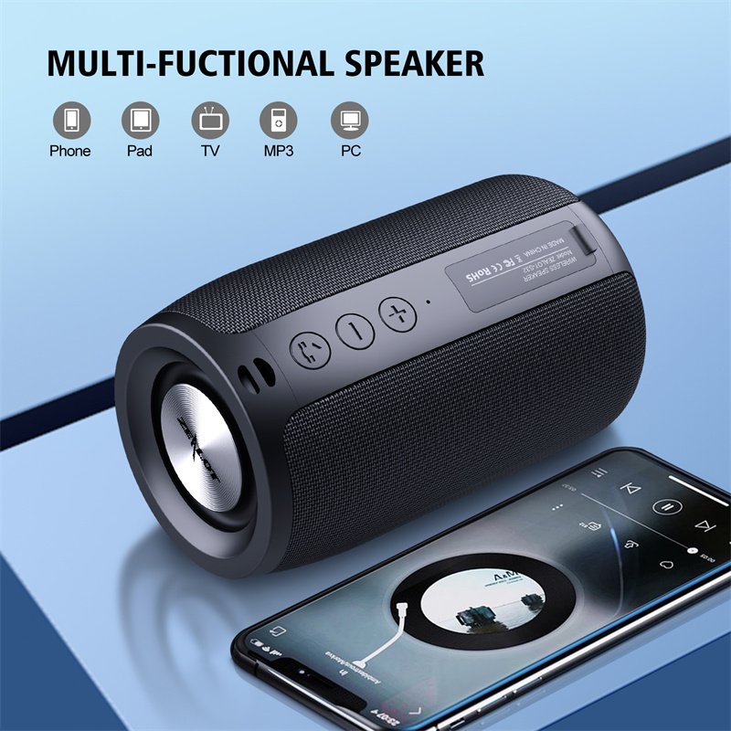 ZEALOT S32 Wireless Bluetooth Speaker Mini Portable Subwoofer Speaker TWS Dual Pairing BT5.2 15W Wireless Speaker for Outdoor. 