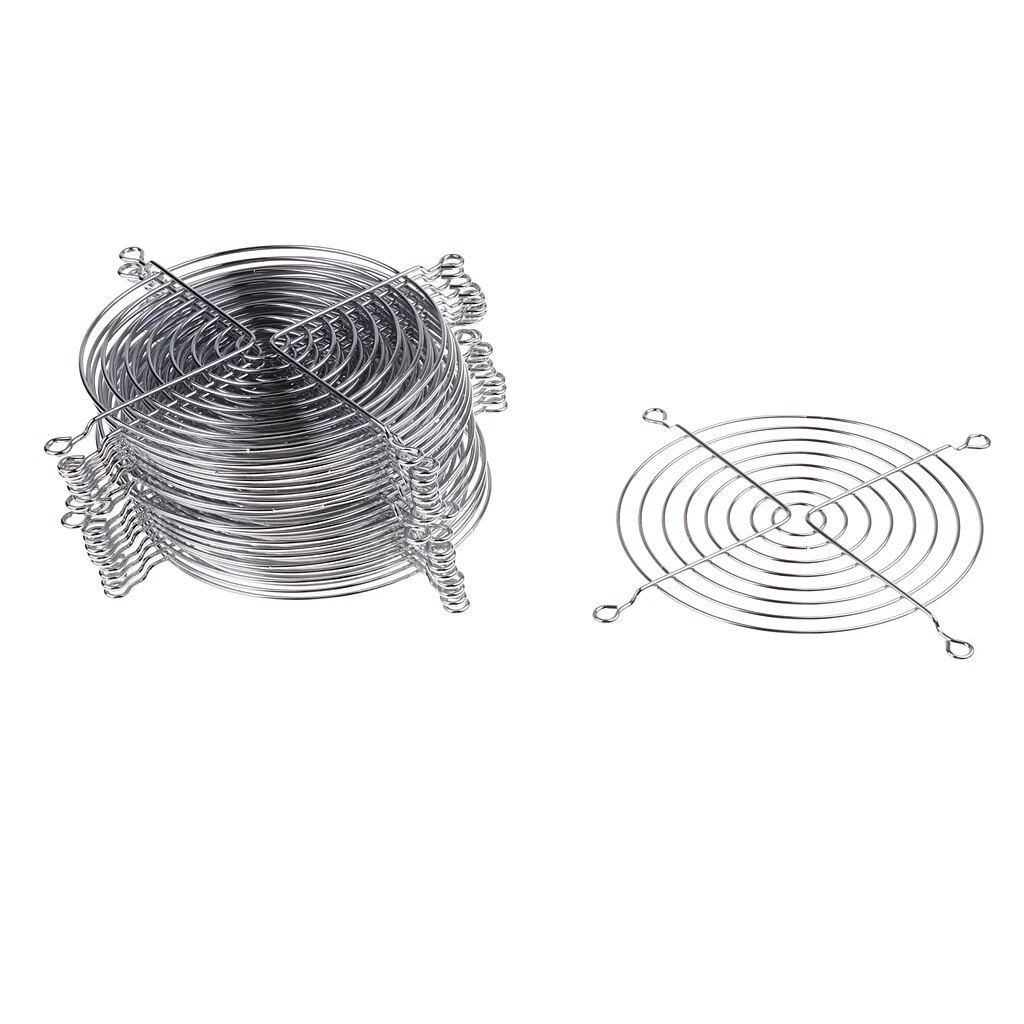 20Pcs Iron Net Fan Cover CPU Fan Grill Computer Cooling Fans 12cm Protector. 
