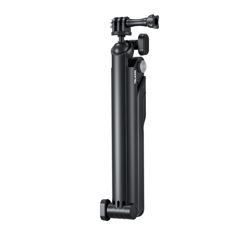 TELESIN Selfie Stick with Tripod Hand Grip Pole for GoPro Hero Insta360 Smart Phone Action Camera Replacement Accessories