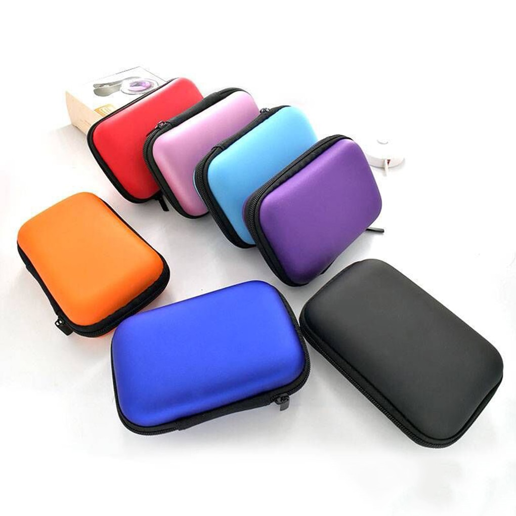 【Hey my home】Bank Case Case Box Hard Drive Disk USB Cable Carrying SSD HDD Case Storage Box USB Portable. 