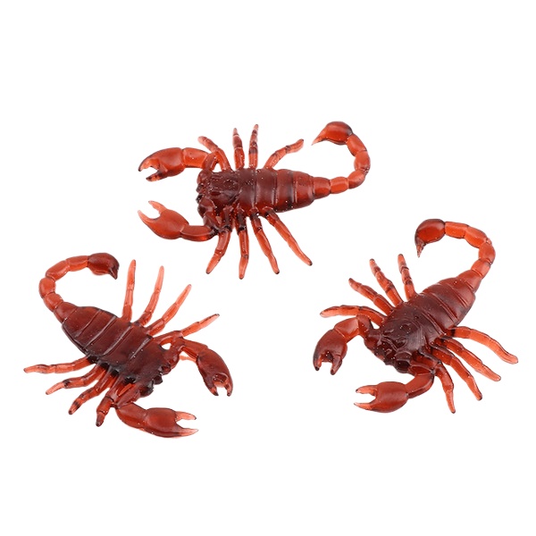 5pcs Realistic Insect Prank Funny Toys Mixed Simulation Insect Toy Chinese Silicone Soft  Simulation Plastic Scorpion Toy Realistic