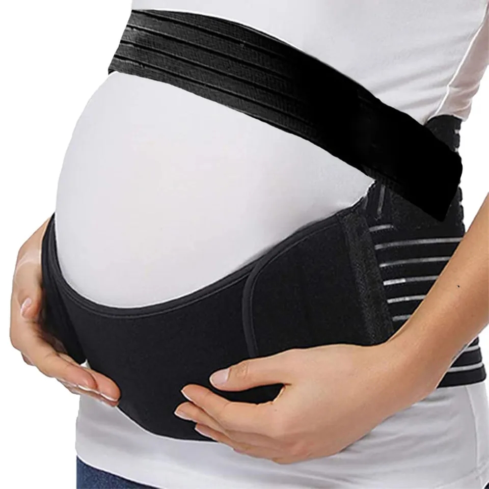 Shazhilan Women Maternity Postpartum Corset Mesh Waist Belt Support Shape