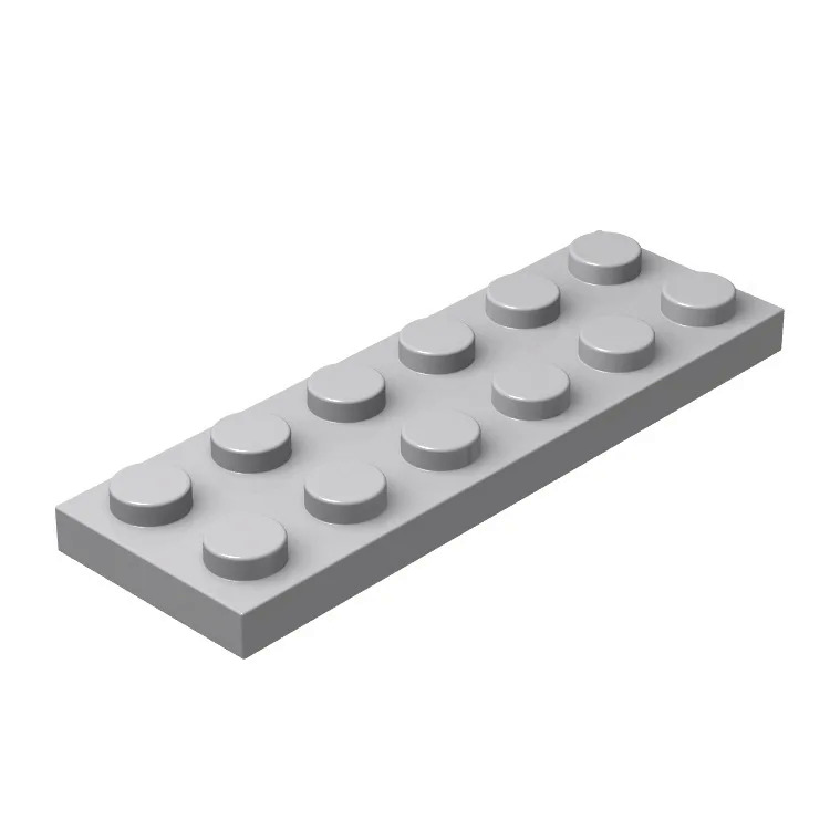 20pcs DIY Building Blocks Thin Figures Bricks 2x6 Dots 12Color Educational Creative Size Compatible With 3795 Toys for Children. 