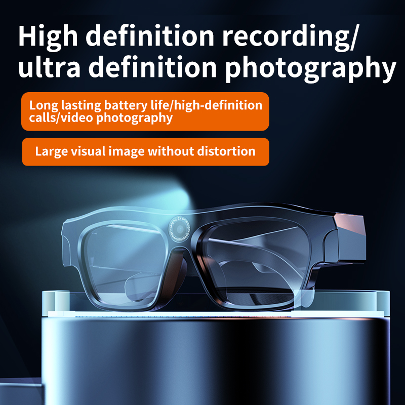 New Smart Bluetooth Glasses Driving Polarized Sunglasses Bone Conduction Smart Glasses With Bluetooth. 