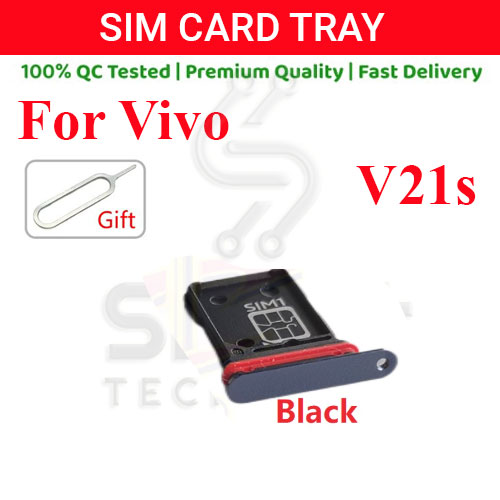 Vivo V21 V21s 5G Sim Tray Micro SD Card Slot with Sim Ejector Pin Replacement Part. 