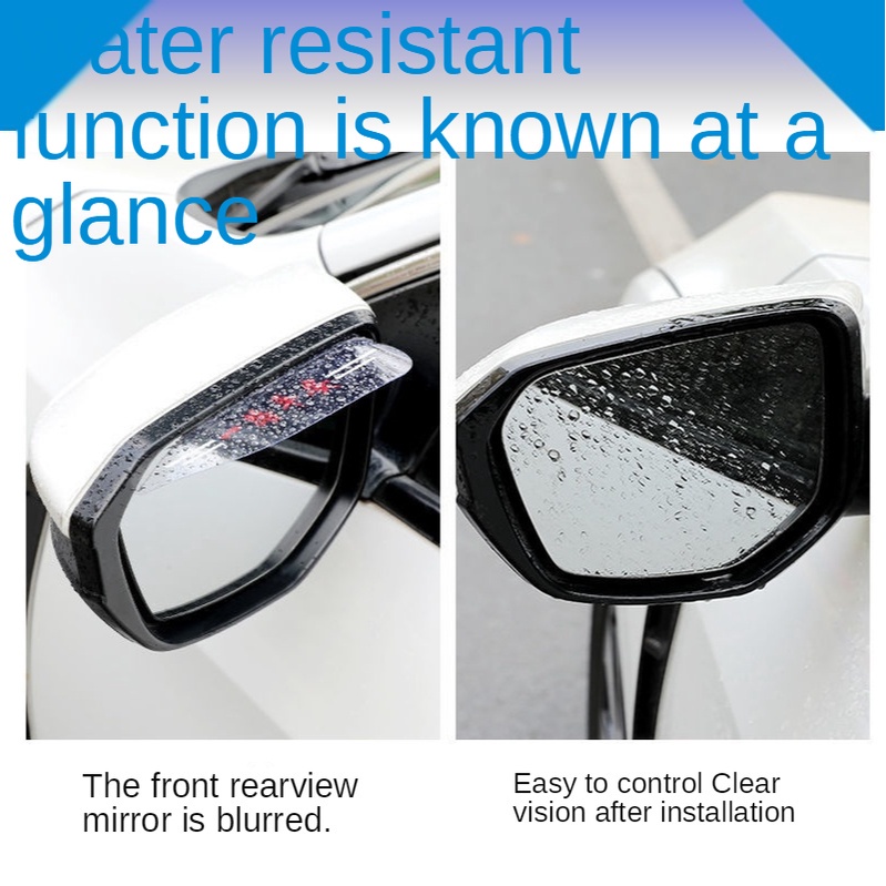 For Geely Coolray Azkarra Okavango Car Side Rear View Mirror Rain Eyebrow Visor Look Sun Shade Snow Guard Weather Shield Cover Auto Accessories. 
